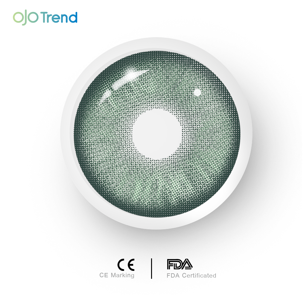 OJOTrend Siri Green Contact Lenses 1 Yearly