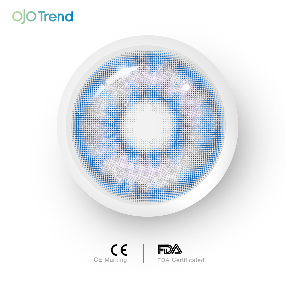 OJOTrend Miami Blue Contact Lenses 1 Yearly