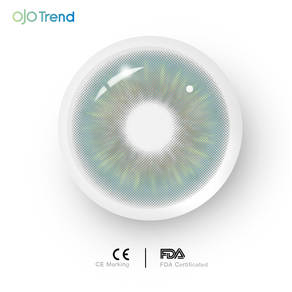 OJOTrend Sin Green Contact Lenses 1 Yearly