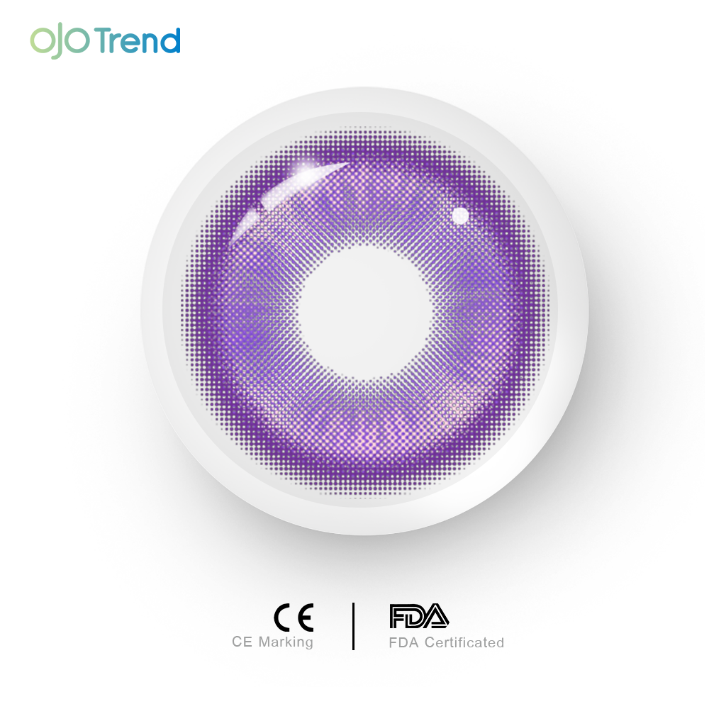 OJOTrend Magic Pop Violet Contact Lenses 1 Yearly