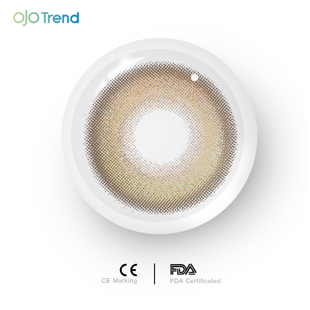 OJOTrend Satellite Brown Contact Lenses 1 Yearly