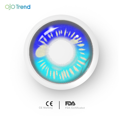 OJOTrend ANIME Blue Contact Lenses 1 Yearly