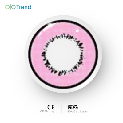 OJOTrend Elements Pink Contact Lenses 1 Yearly