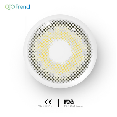 OJOTrend LA Grey Contact Lenses 1 Yearly