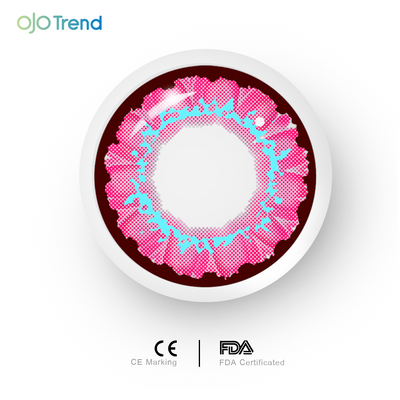 OJOTrend POKMON Pink Violet Contact Lenses Yearly