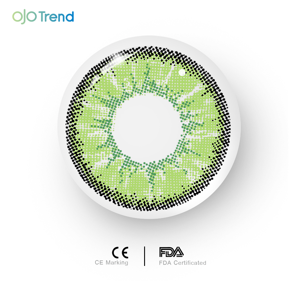 OJOTrend Nono Elf Green Contact Lenses 1 Yearly