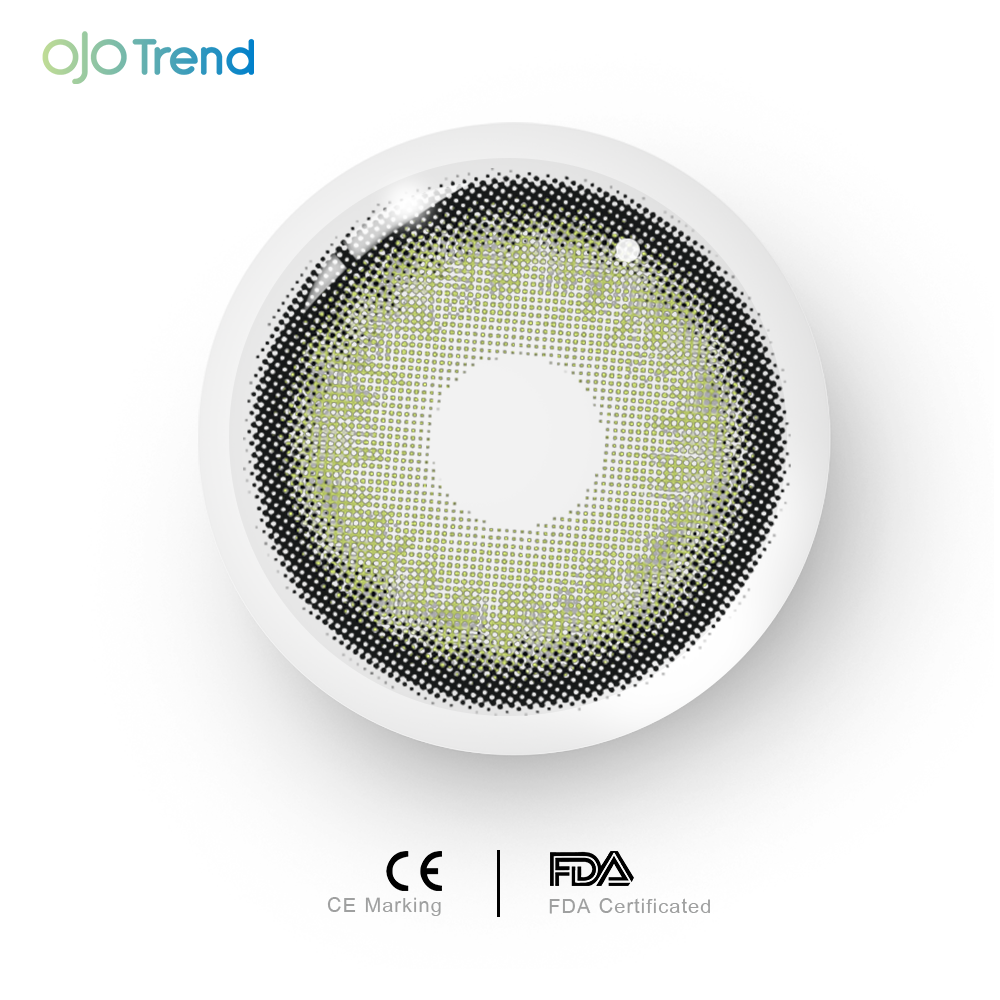 OJOTrend Norko Green Contact Lenses 1 Yearly