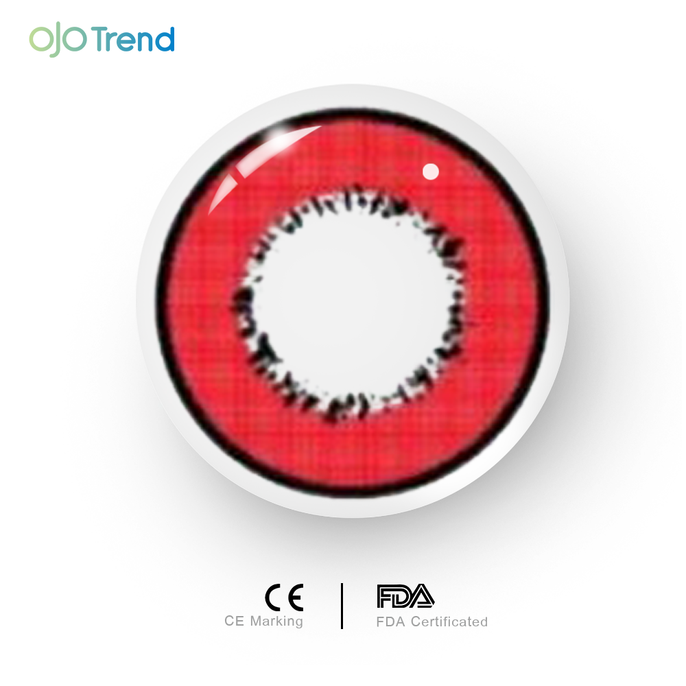 OJOTrend Elements Red Contact Lenses 1 Yearly