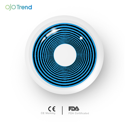 OJOTrend Blue Swirl Contact Lenses 1 Yearly