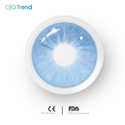 OJOTrend Meteor Blue Contact Lenses 1 Yearly