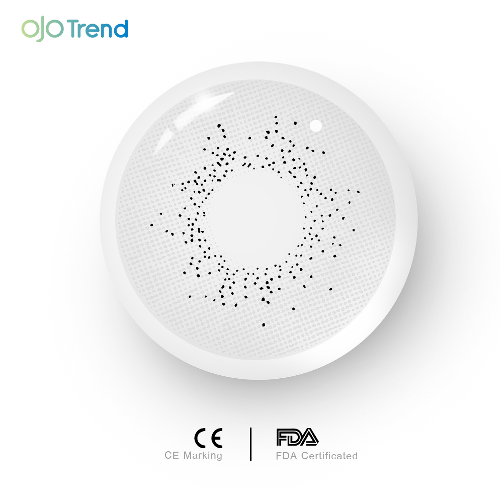 OJOTrend Ocean Grey Contact Lenses  1 Yearly