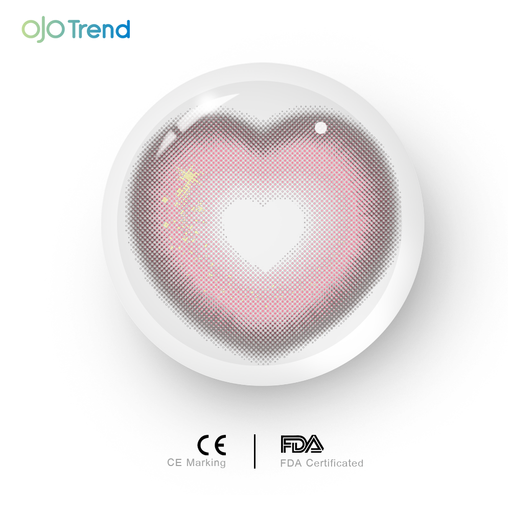 OJOTrend tiktok sweet heart 2 Contact Lenses 1 Yearly