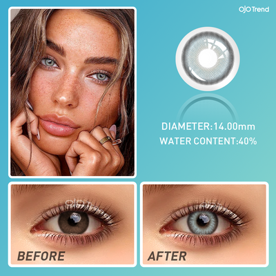 OJOTrend Himalaya Blue Contact Lenses 1 Yearly