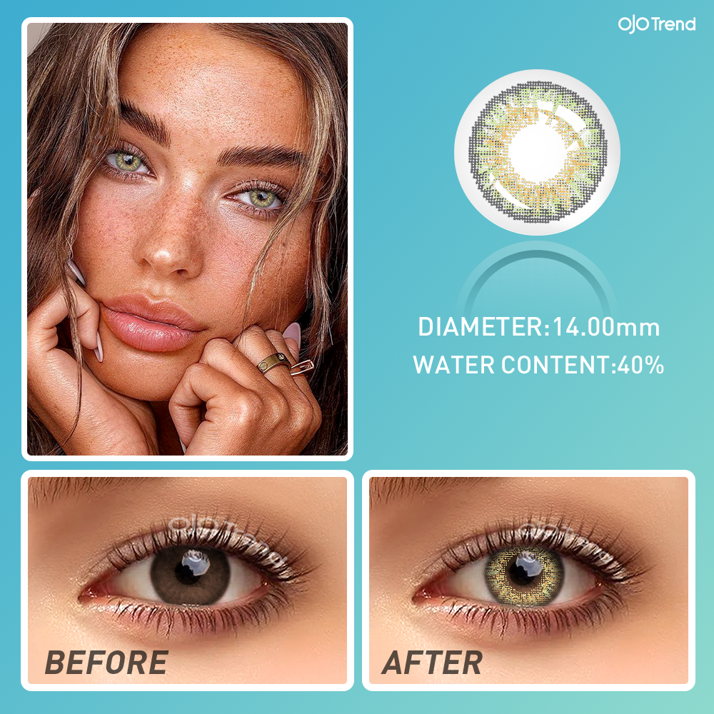 OJOTrend New Three Tones 4 Contact Lenses 1 Yearly