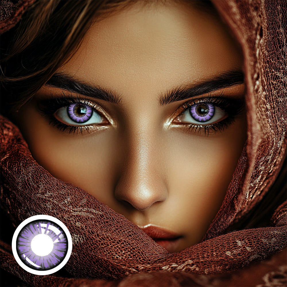 OJOTrend Monster Violet Contact Lenses£¨ 1 Yearly £©