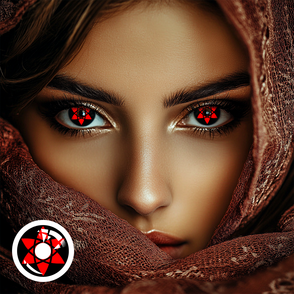 OJOTrend Eternal Sharingan  Contact Lenses 1 Yearly