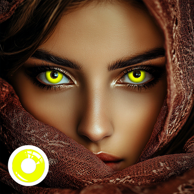 OJOTrend Pure  Yellow Contact Lenses 1 Yearly