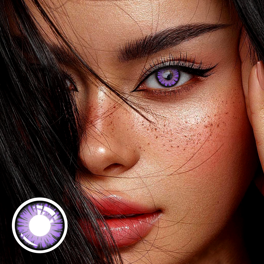 OJOTrend Monster Purple Contact Lenses 1 Yearly