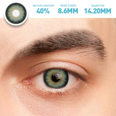 OJOTrend GENE Green Man Wear Contact Lenses 1 Yearly