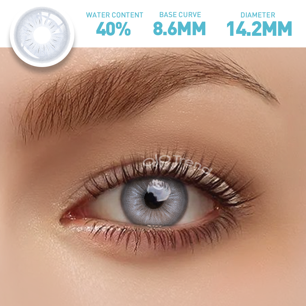 OJOTrend  Sora  Grey Colored Contact Lenses （1Yearly）