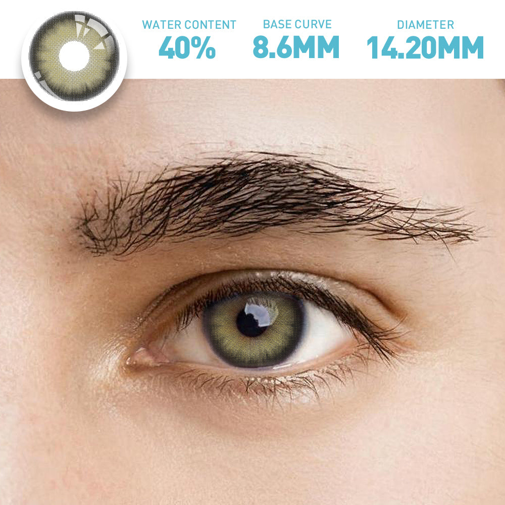 OJOTrend GENE Gray Contact Lenses Man Wear 1 Yearly