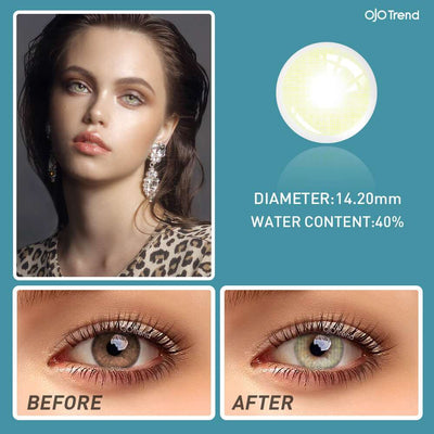 Polar Light (Grecian Green) | Yearly | OJOTrend Colored Contact Lenses ojotrend