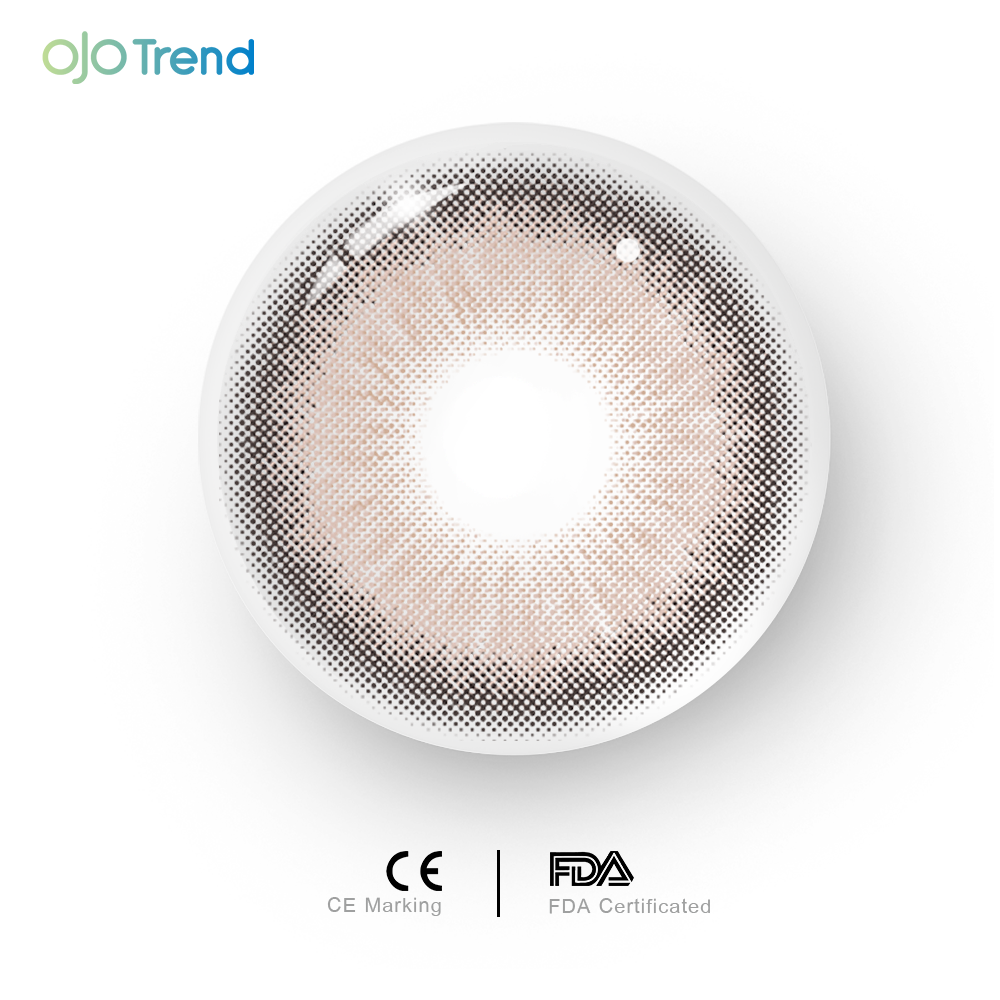OJOTrend  Galaxy Colored Contact Lenses For Brown Eyes（1Yearly）