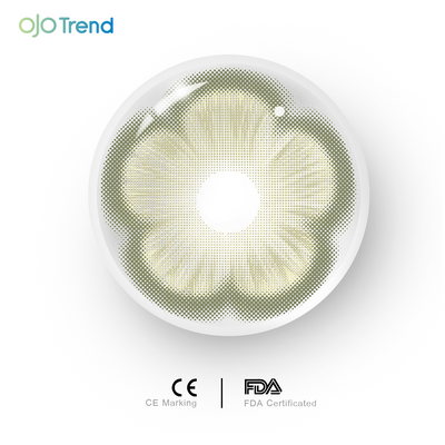 OJOTrend  Sukura Light Green Contact Lenses（1Yearly）