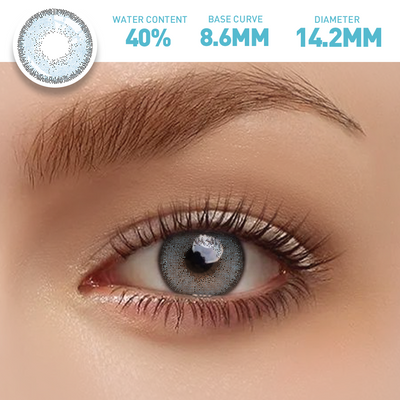 OJOTrend  Euramerican Blue Eyes Contact Lenses（1Yearly）