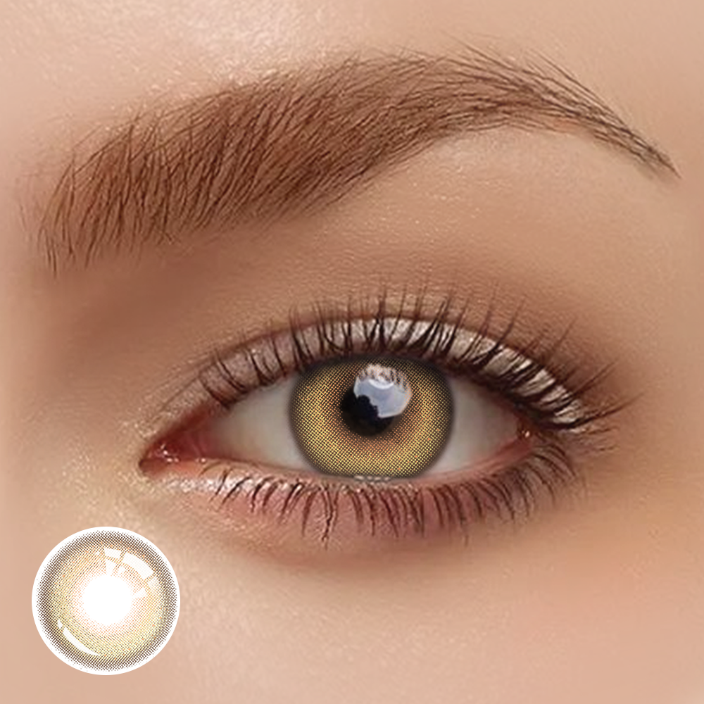 OJOTrend  Satellite Best Colour Contact Lenses For Brown Eyes（1Yearly）
