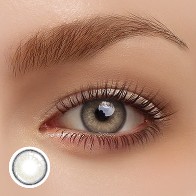 OJOTrend  Seattle Grey Eye Contact Lenses（1Yearly）