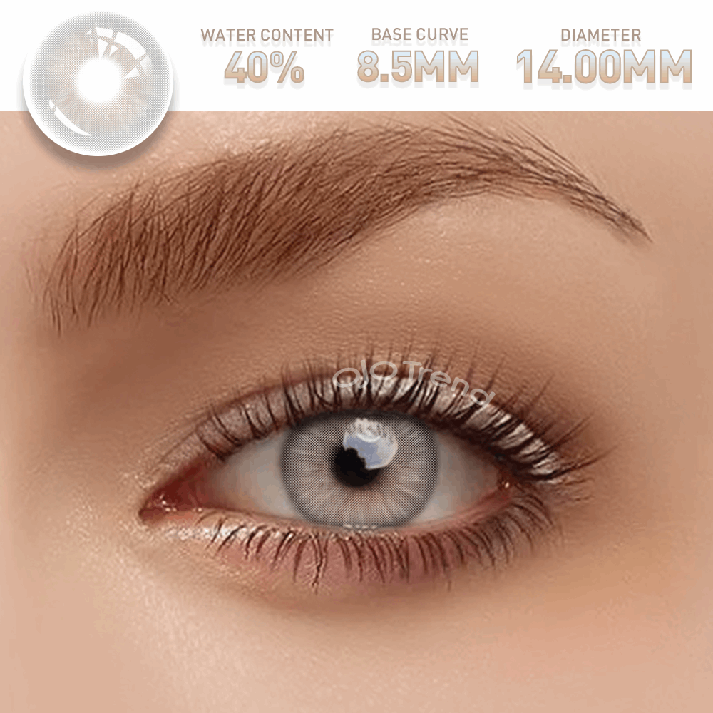 OJOTrend  Sin Grey  Colored Contact Lenses（1Yearly）