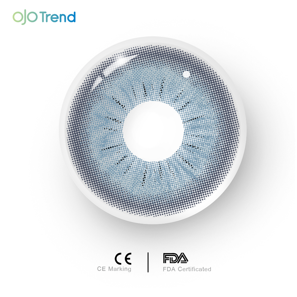 OJOTrend  Sora  Blue Colored Contact Lenses （1Yearly）