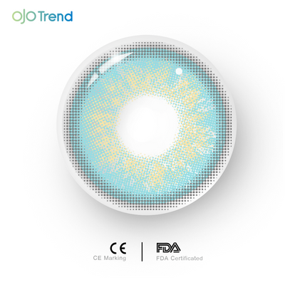 OJOTrend  Russian Girl Light Blue Contact Lenses（1Yearly）