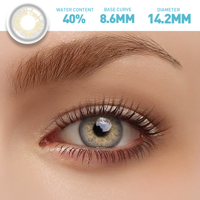 OJOTrend  Russian Girl Grey Contact Lenses（1Yearly）
