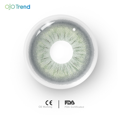 OJOTrend  Sora  Green Colored Contact Lenses （1Yearly）