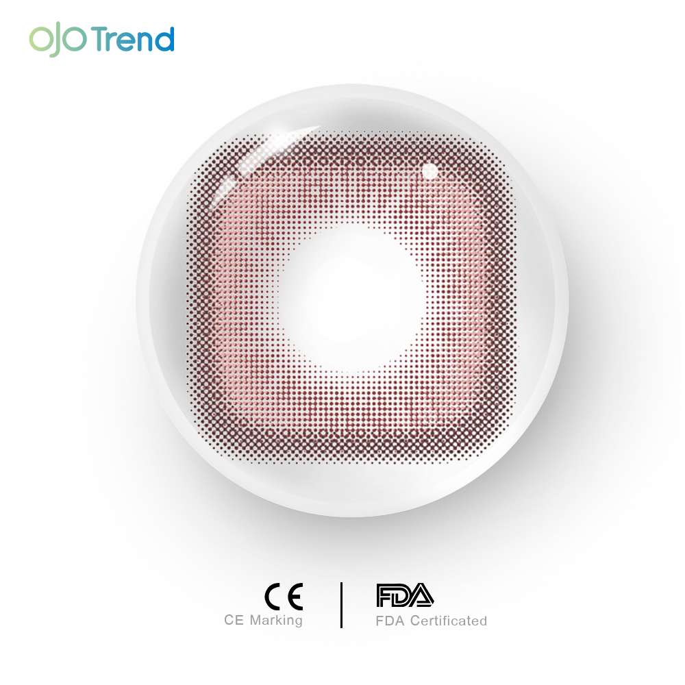 OJOTrend  Pussy Control  Brown Colored Contact Lenses （1Yearly）
