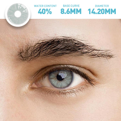 OJOTrend Meta Green Contact Lenses Man Wear 1 Yearly