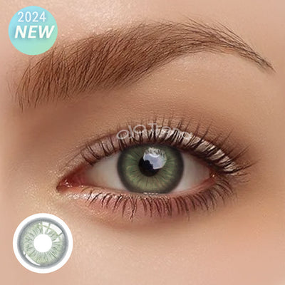 OJOTrend  Sora  Green Colored Contact Lenses （1Yearly）